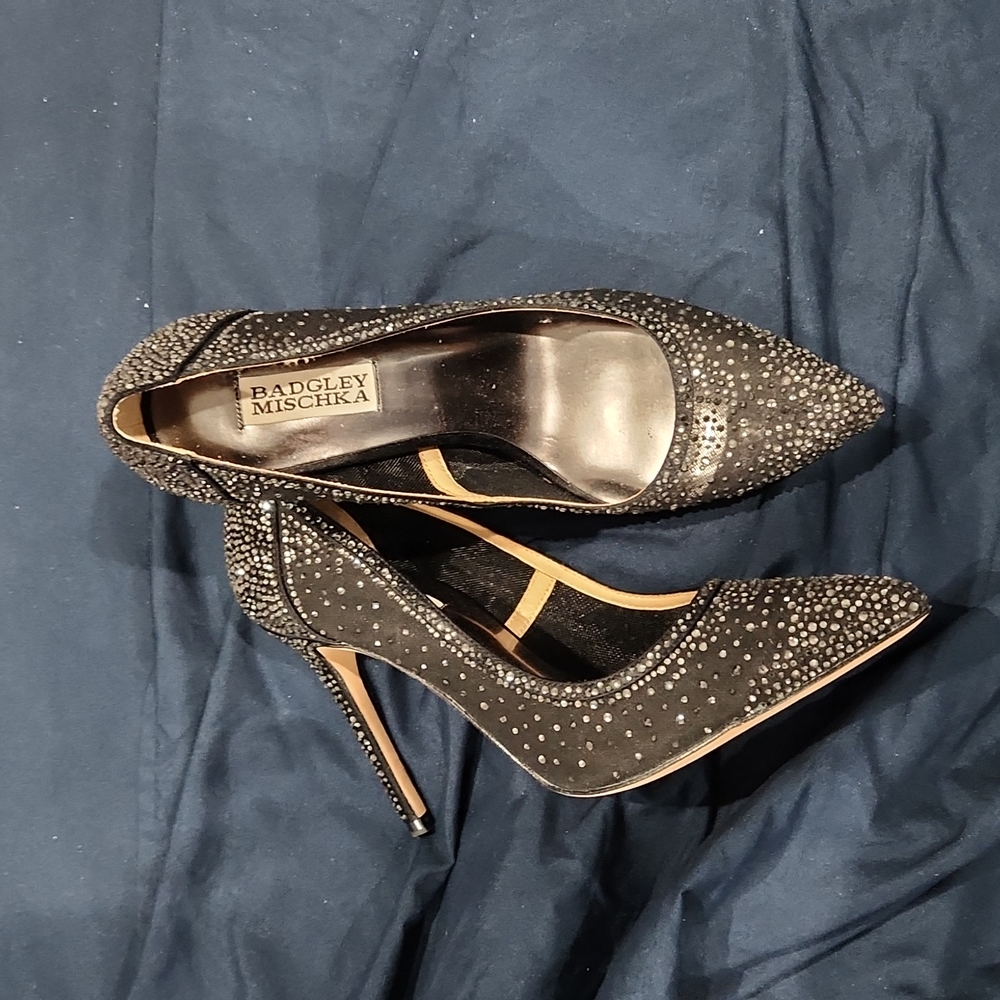 Badgley Mischka Sparkley High Heels